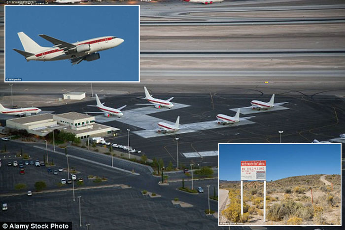 Maskapai dan Bandara Rahasia di Area 51, Pesawatnya Mengudara Tanpa Logo